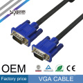 SIPU banhado a ouro / níquelPlated HD15pin 3 + 6 VGA para cabo VGA para projetor, LCD 1.5 m, 1.8 m, 2 m, 3 m, 5 m, 10 m, 20 m, 30 m, 40 m